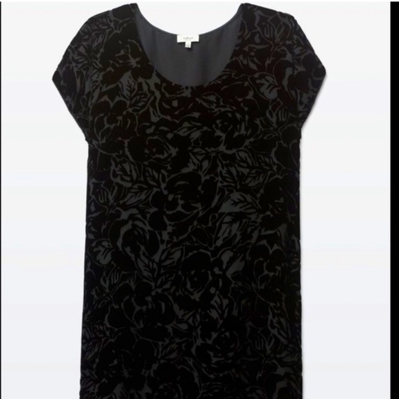 Wilfred Silk Velvet Bouchette Tee-Dress - Picture 1 of 7